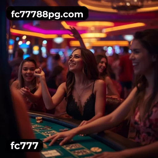 App fc777 no smartphone com fichas de cassino